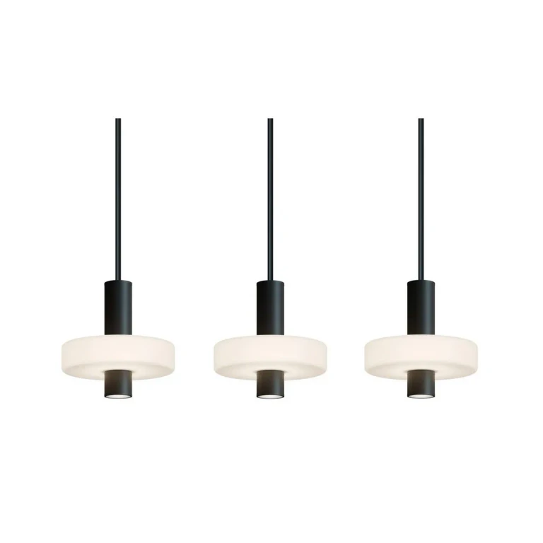Black LED Linear Pendant from the Sydney Collection