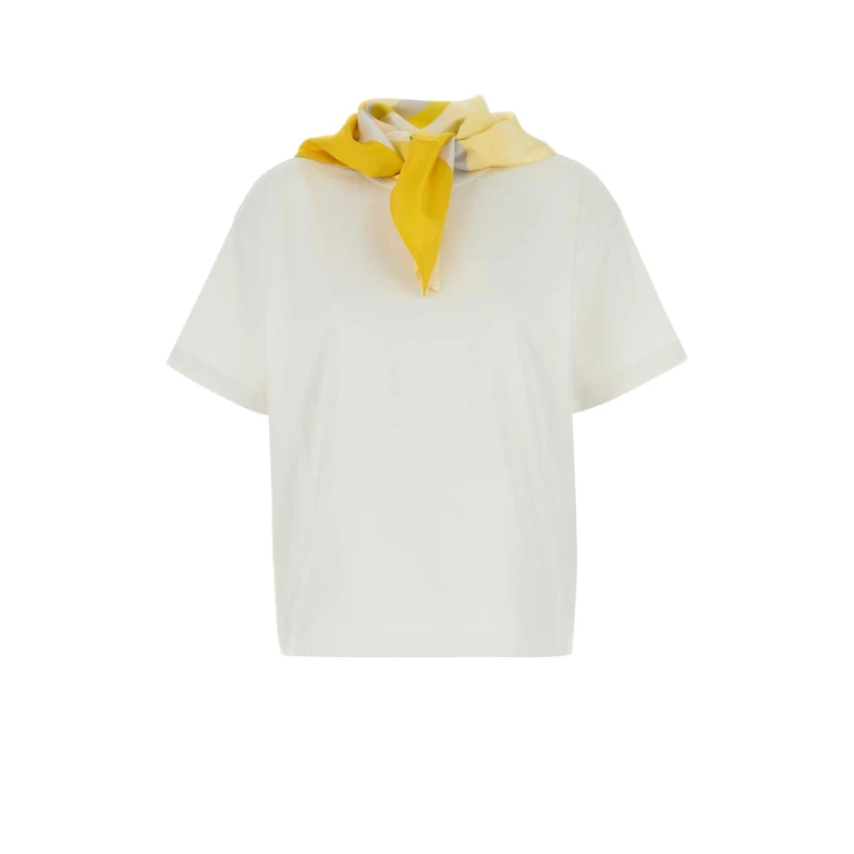 Bottega Veneta White Cotton T-shirt