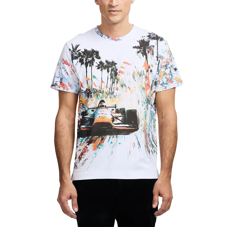 Robert Graham Men's Final Lap Short Sleeve Graphic T-Shirt