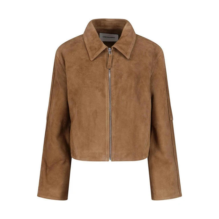 Low Classic Blouson En Cuir - Marron