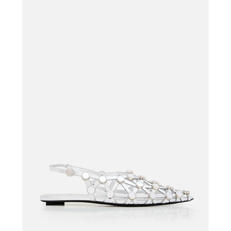 The Attico Ballerines - Argent