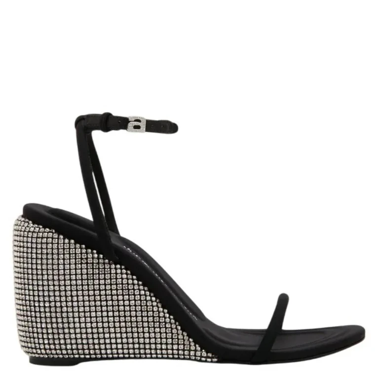 Alexander Wang Dahlia Crystal Wedge Sandals