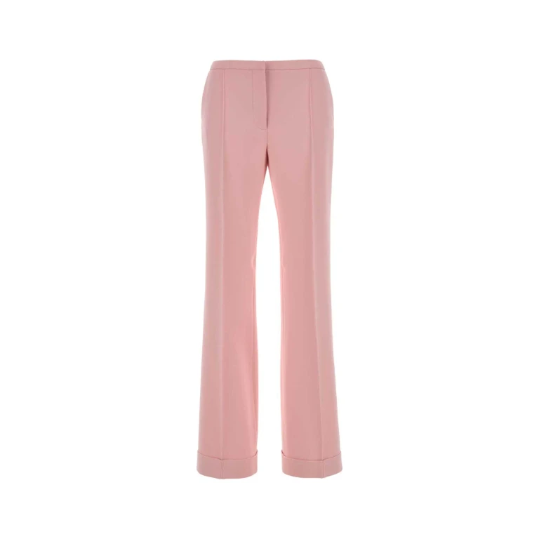 Alberta Ferretti Pink Crepe Pant