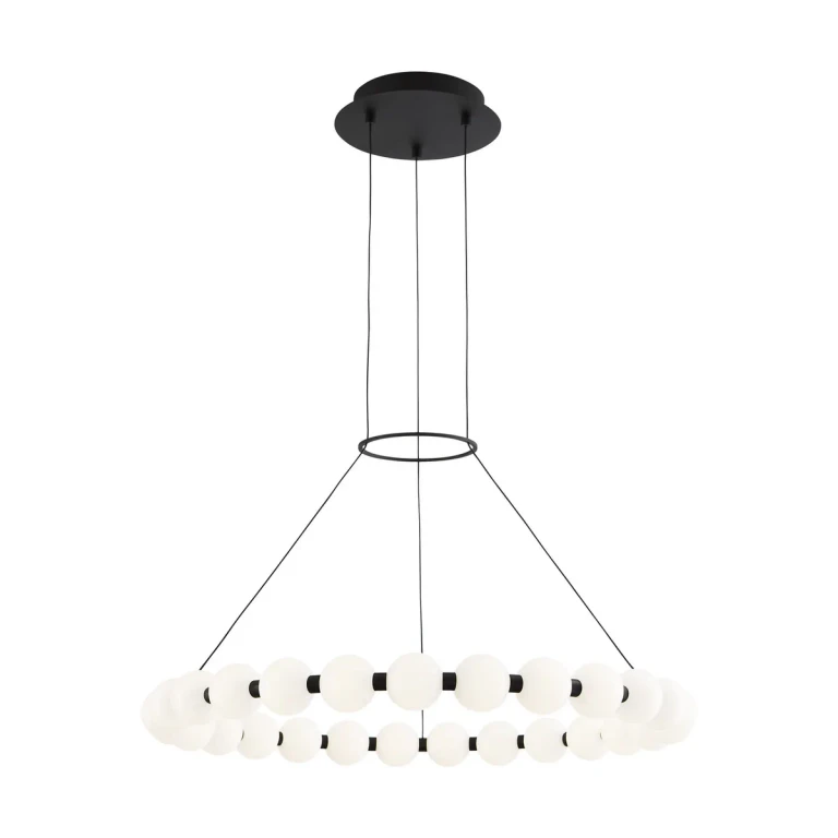 Nightshade Black LED Chandelier from the Orbet Collection