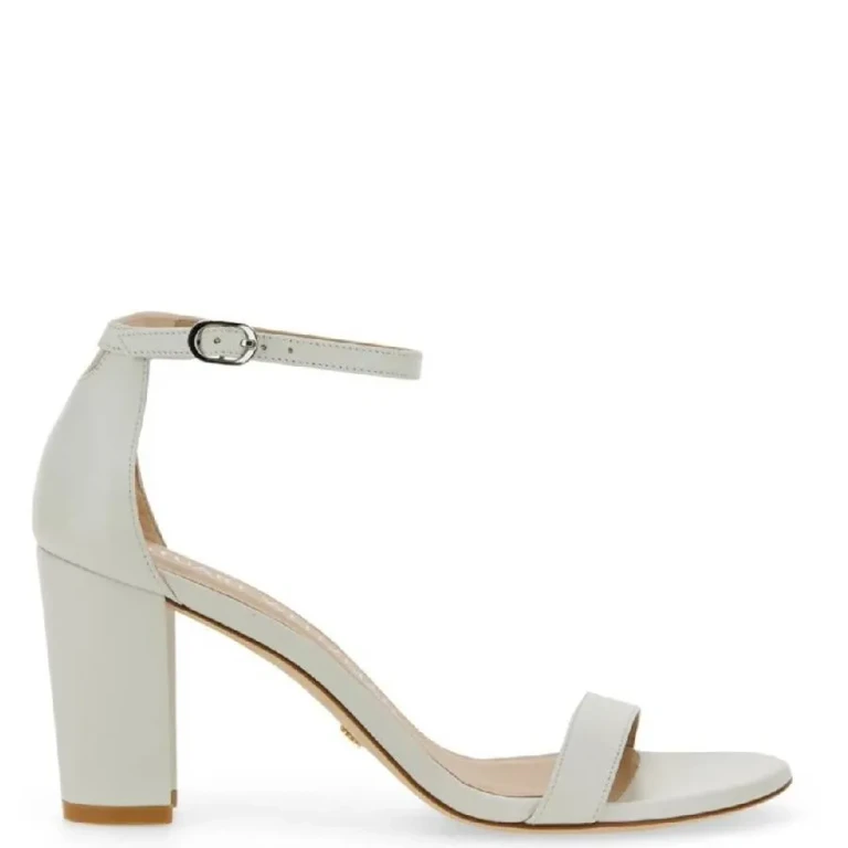 Stuart Weitzman Nearlynude Leather Sandals