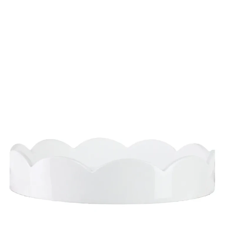 Addison Ross 8.5 Scallop Lacquer Tray
