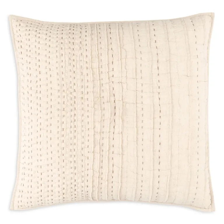 Annie Selke Bryant Natural Quilted Euro Sham