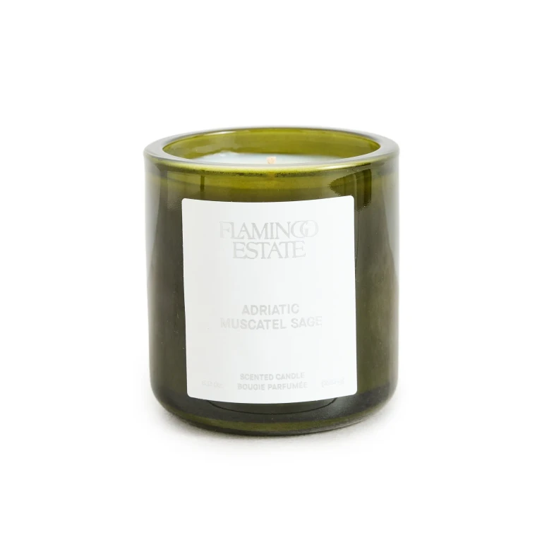 Flamingo Estate Adriatic Muscatel Sage Candle Green One Size