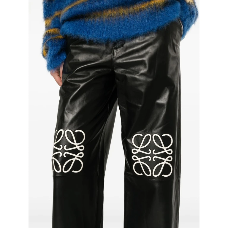 Loewe Trousers Black Nappa - Women
