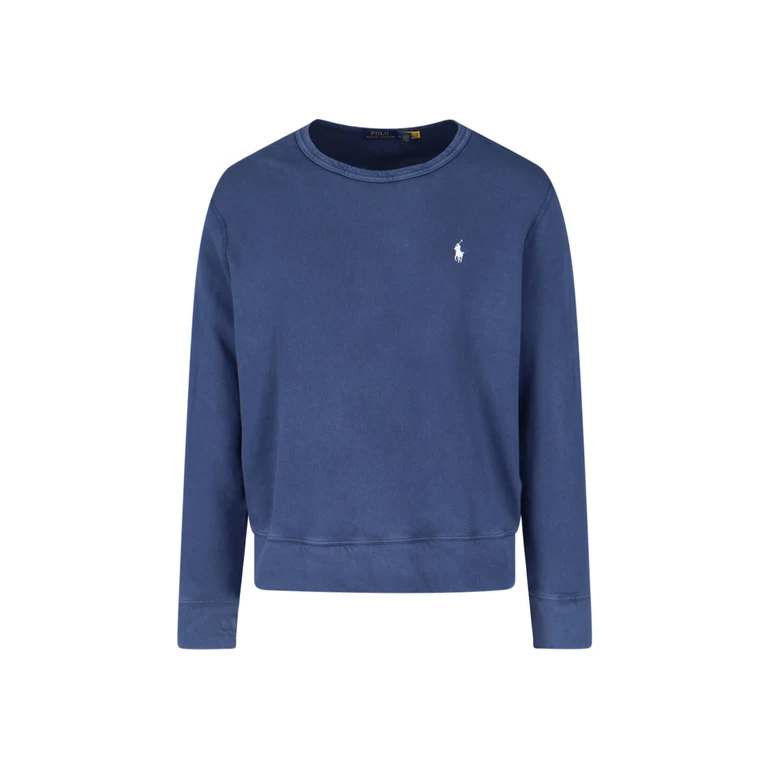 Cotton Crew Neck Sweatshirt with Logo (211A96258002)