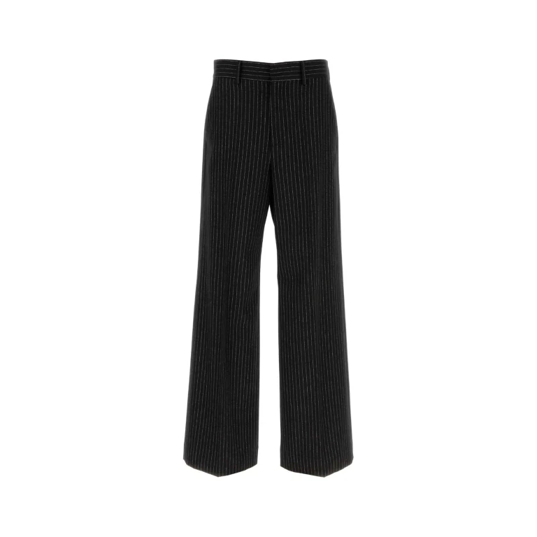 Valentino Garavani Embroidered Wool Blend Pant