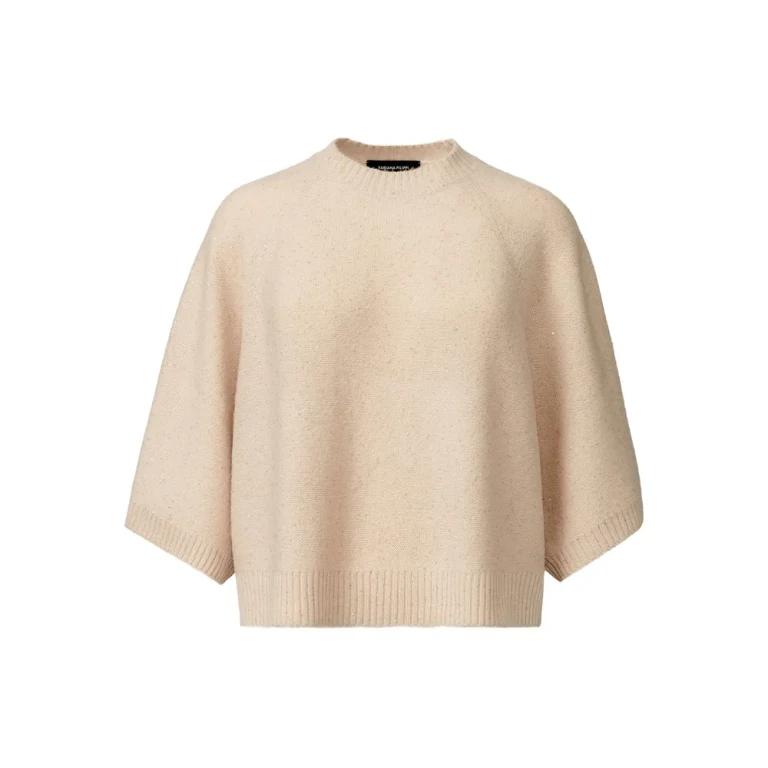 Fabiana Filippi Sequin-embellished Raglan-sleeve Jumper