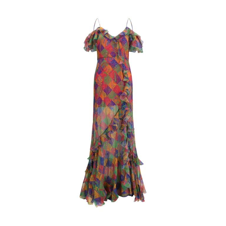 Etro Long Silk Dress