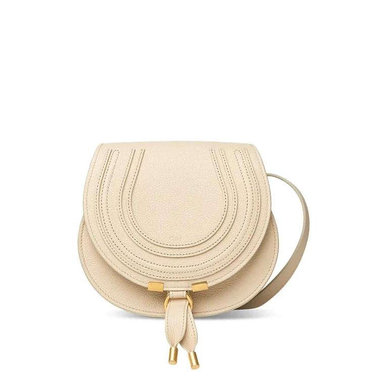 Chloe Marcie Small Leather Saddle Bag