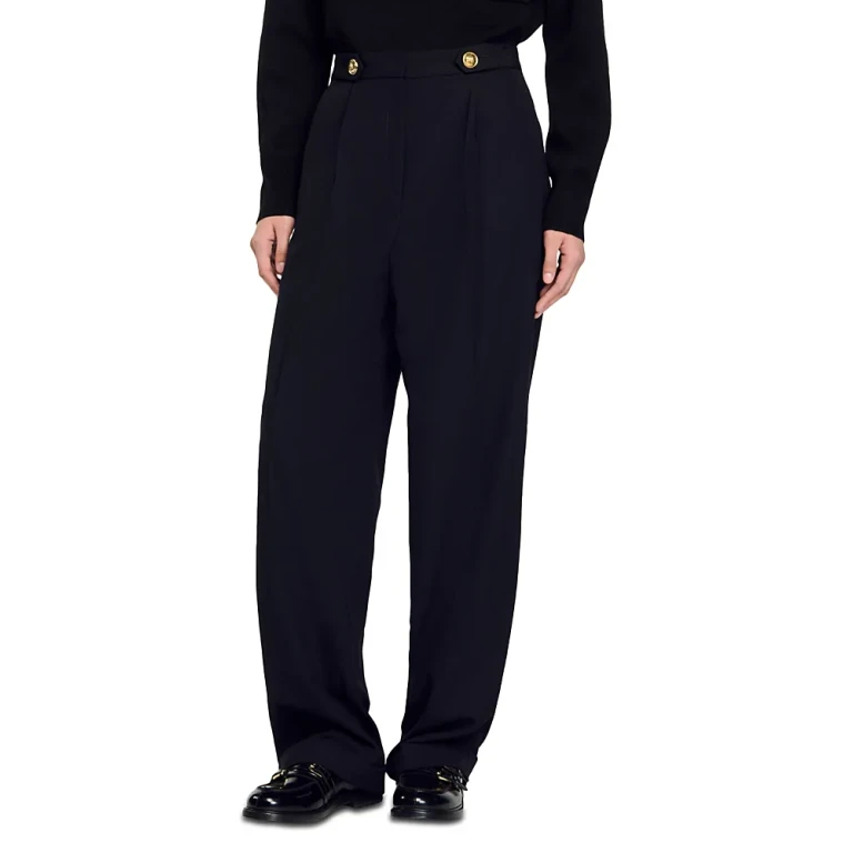 Sandro Tosca Wide Leg Pants