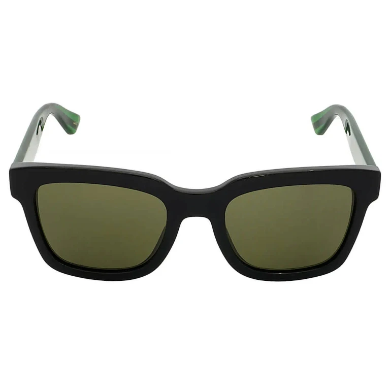 Gucci Green Square Mens Sunglasses GG0001SN 002 52