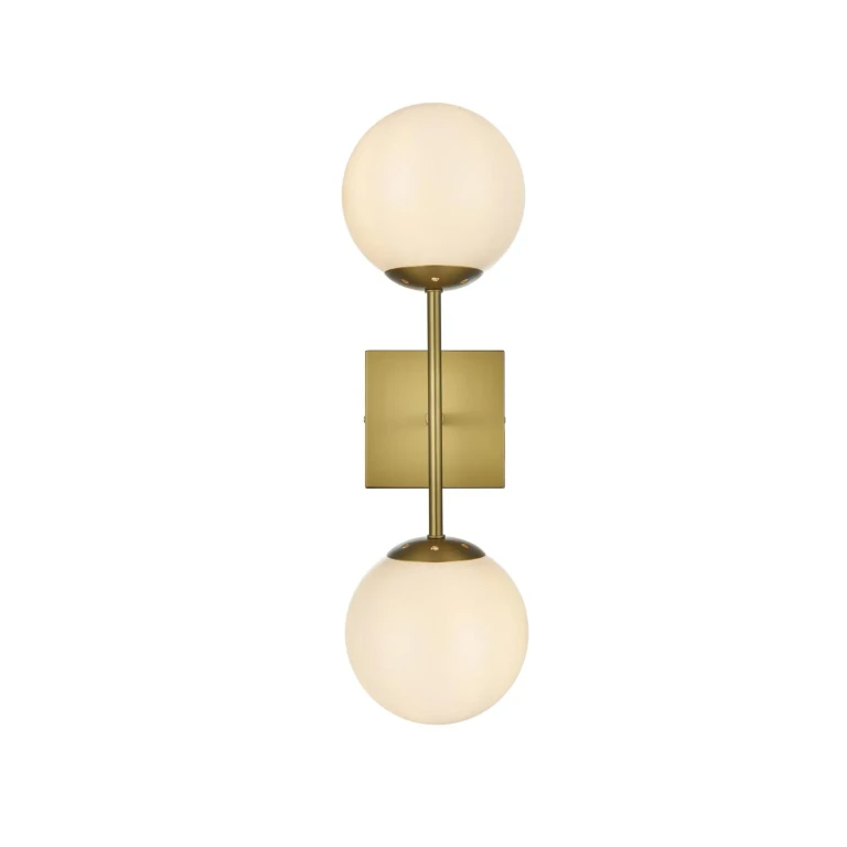 Satin Gold Wall Sconce from the Neri Collection