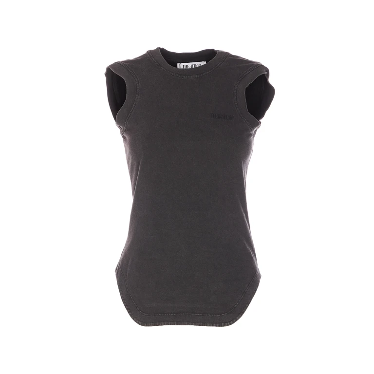 The Attico T-shirts and Polos Black Cotton - Women