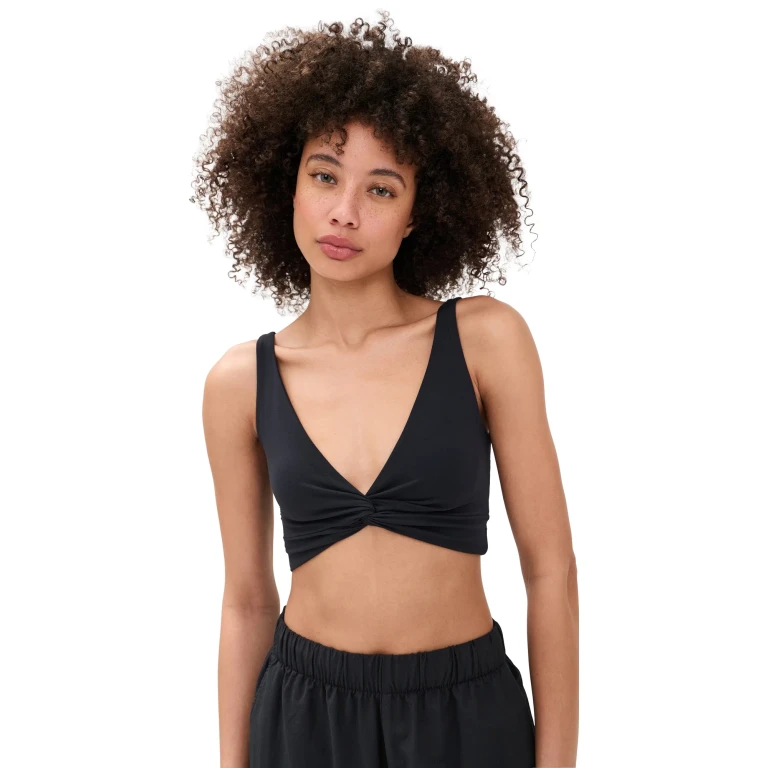 FP Movement Never Better Twist Crop Shirt Black XS