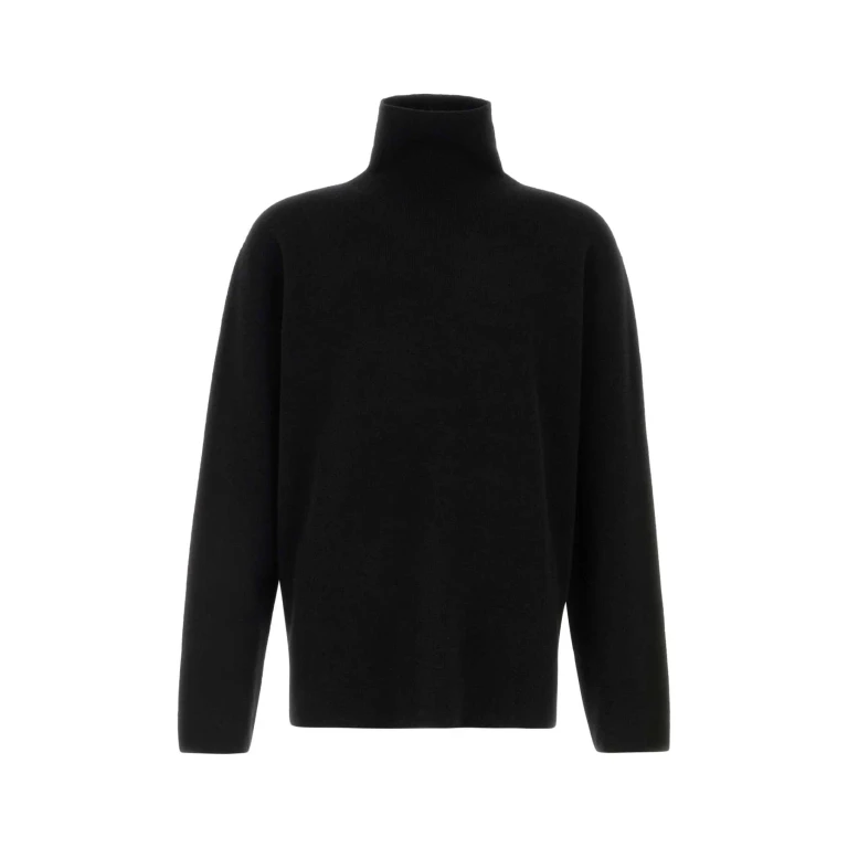 The Row Black Cashmere Heti Sweater