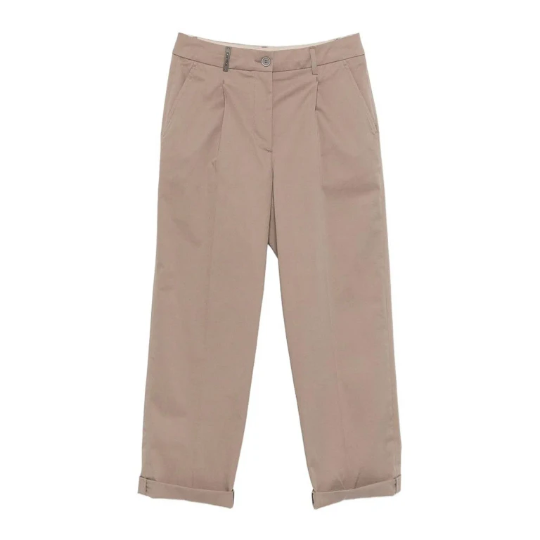 Peserico Pantalons Décontractés - Marron