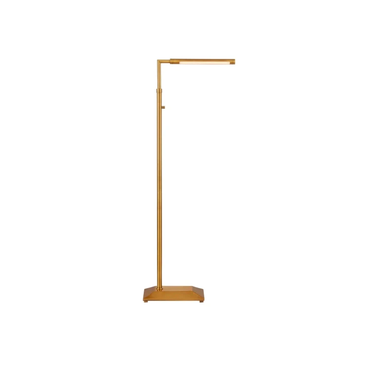Antique Brass Floor Lamp from the Autrand Collection