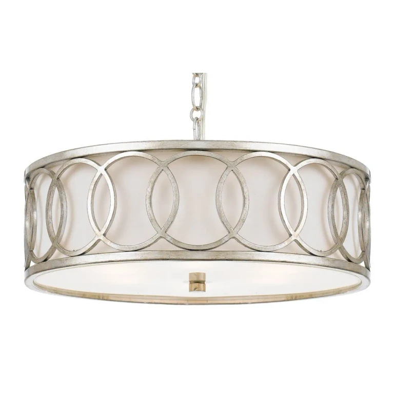 Libby Langdon for Graham 8" Chandelier in Antique Silver