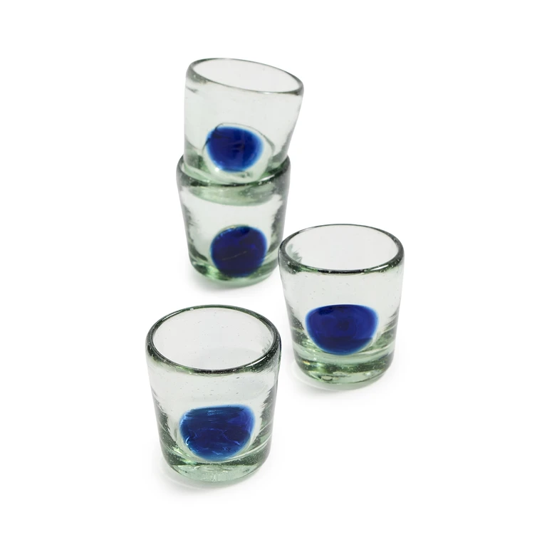 Studio Conchita Glass Chiquito Set of 4 Orange One Size