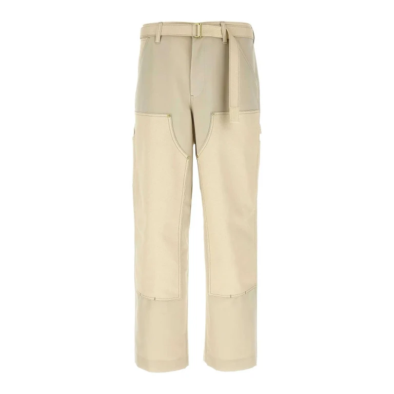 Sacai Pantalons Décontractés - Beige