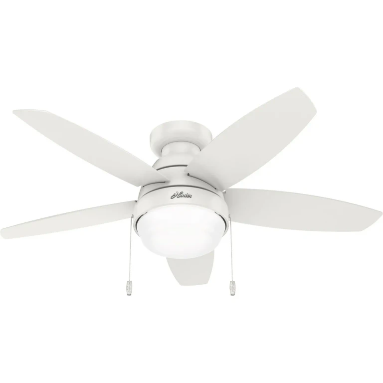 Fresh White 44"Ceiling Fan from the Lilliana Collection