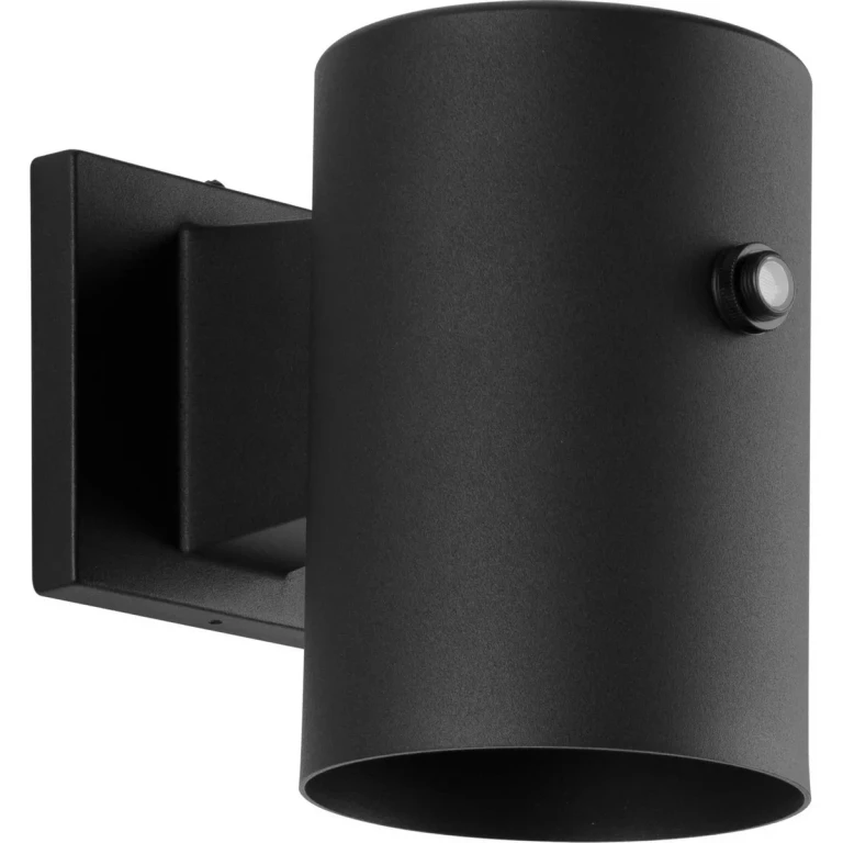 Matte Black LED Cylinder from the 5In Cyl Rnds Collection