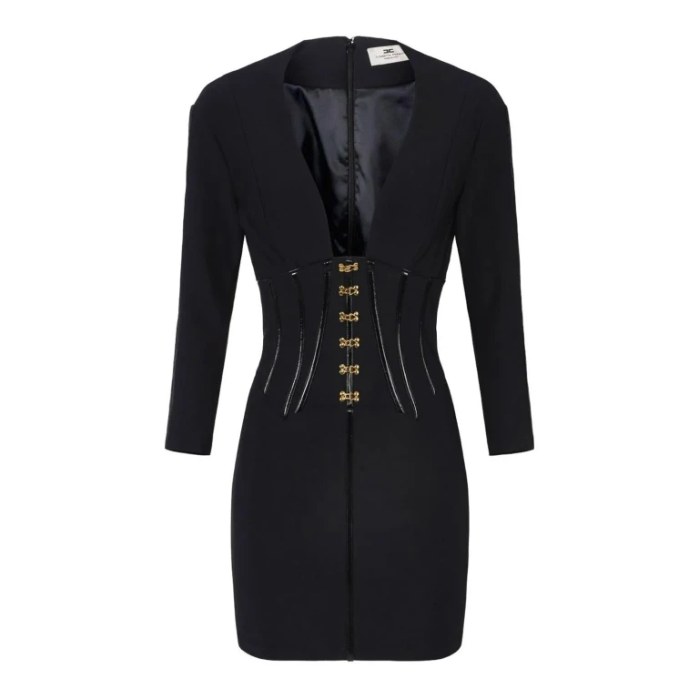 Elisabetta Franchi Robe Courte - Noir
