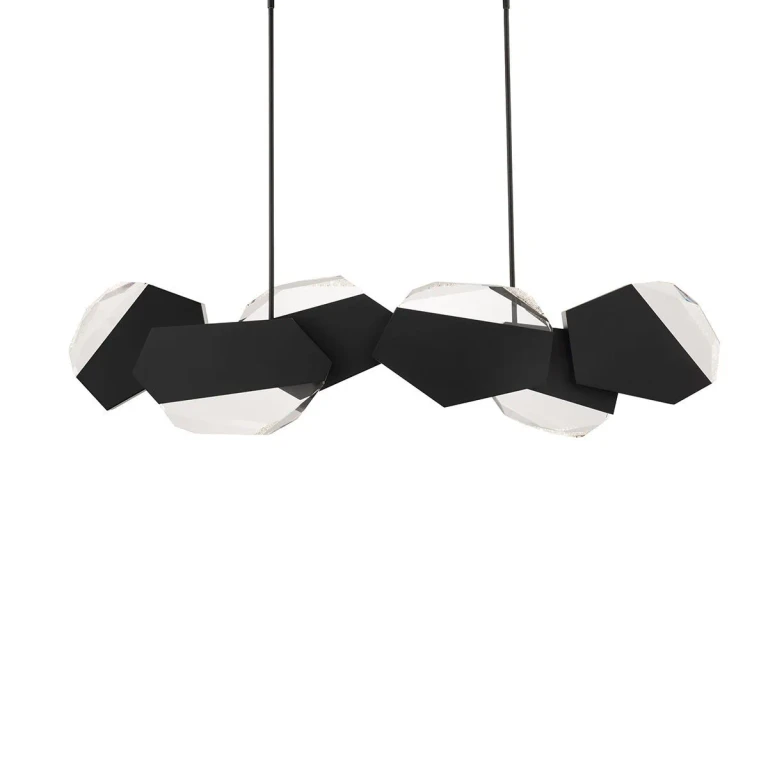 Black LED Pendant from the Palisade Collection