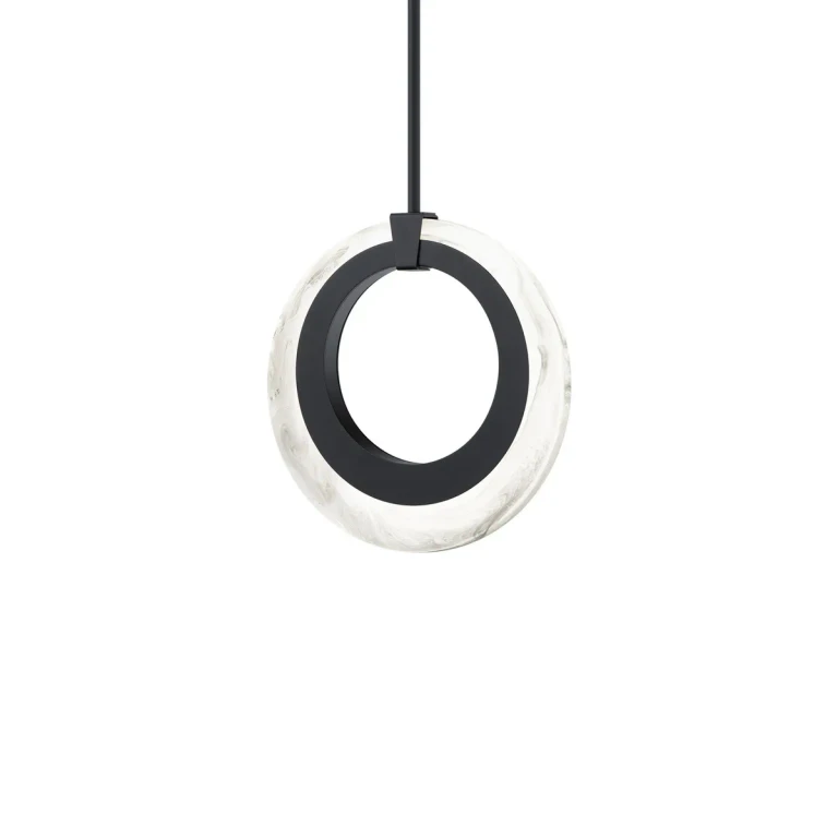 Black LED Mini Pendant from the Serenity Collection