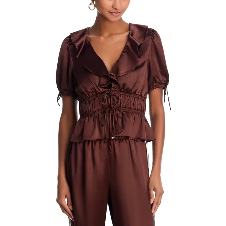 Wayf Bambi Ruffle Top