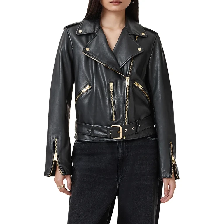 Allsaints Balfern Leather Biker Jacket