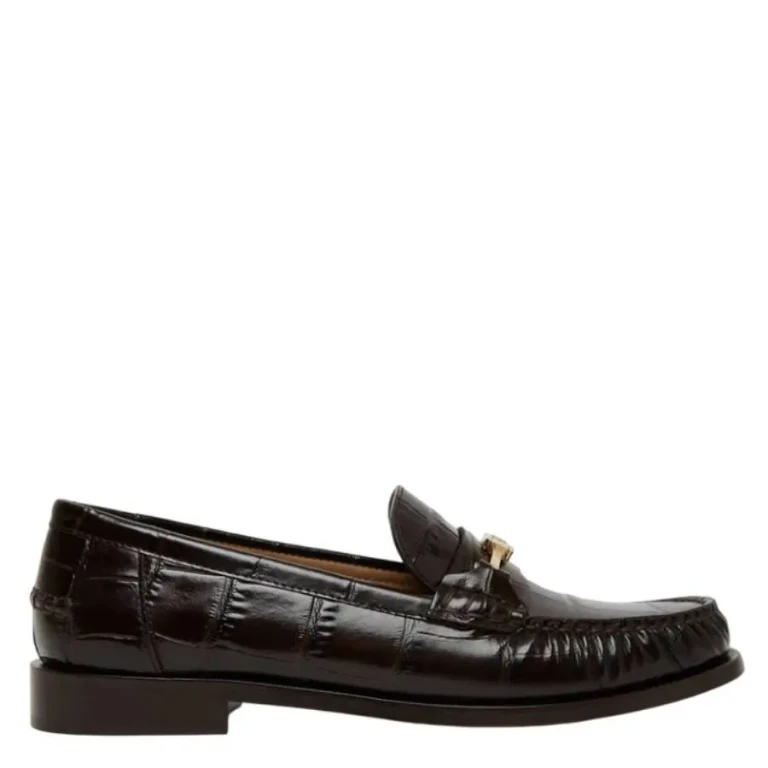 Ferragamo Harry Crocodile-Embossed Loafers