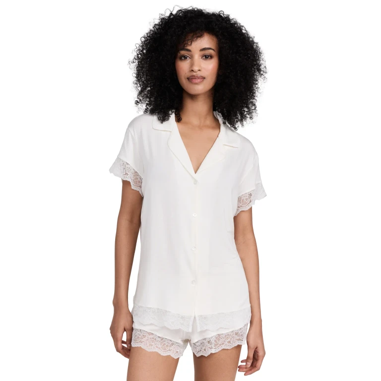Eberjey Malou Lace Short Pj Set