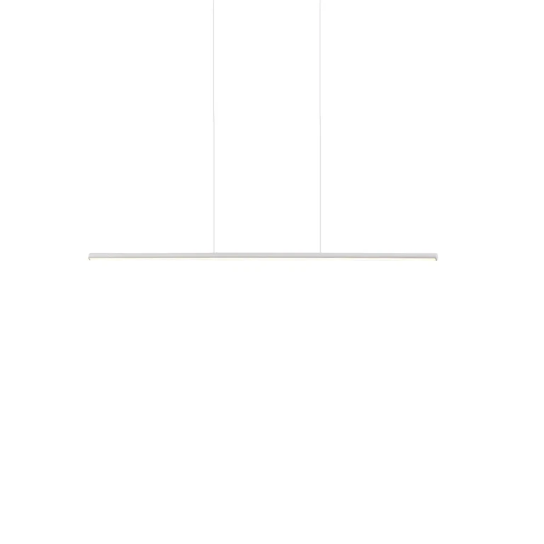 White LED Linear Pendant from the Chute Collection
