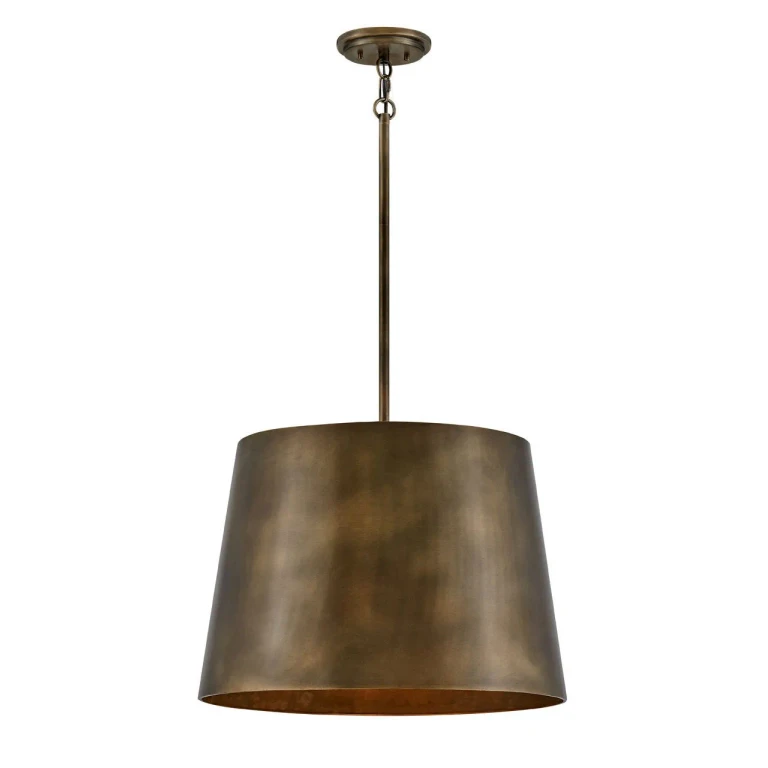 Burnished Bronze LED Pendant from the Alder Collection