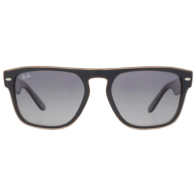 Ray Ban Grey/Blue Square Unisex Sunglasses RB4407 67304L 57