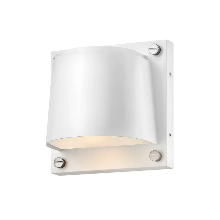 Satin White LED Wall Mount from the Scout Collection