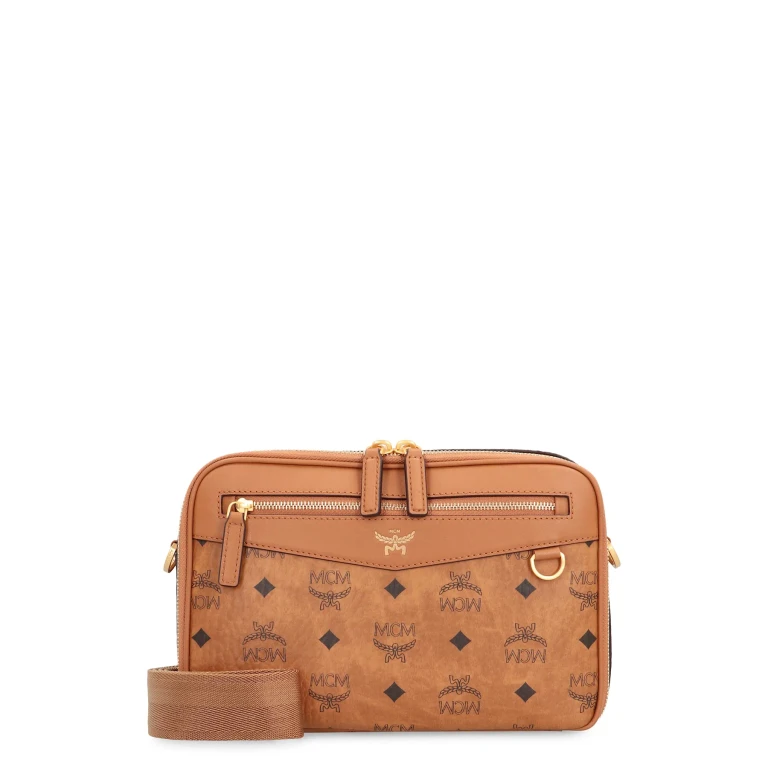 MCM diamond Camera Bag In Visetos