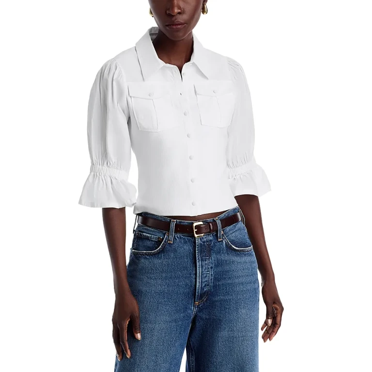 Cinq a Sept Lyric Slim Fit Top