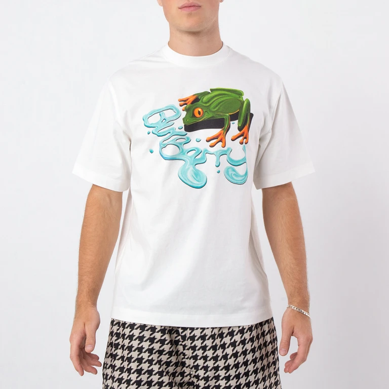 Burberry Frog Crew Neck Cotton T-Shirt