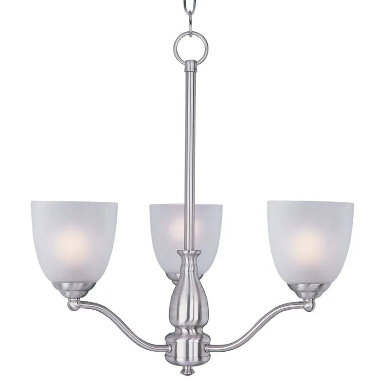 Stefan 3-Light Chandelier in Satin Nickel