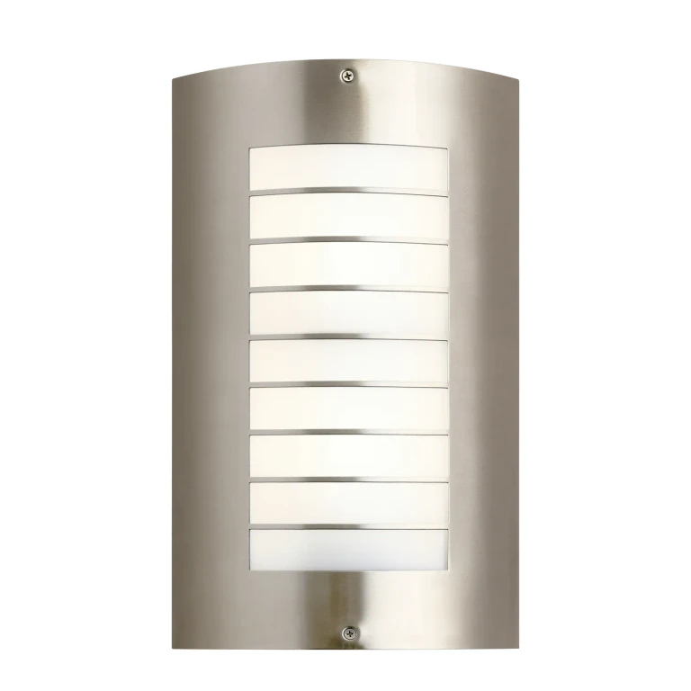 Newport 2-Light 15.25" Large Outdoor Wall in Brushed Nickel