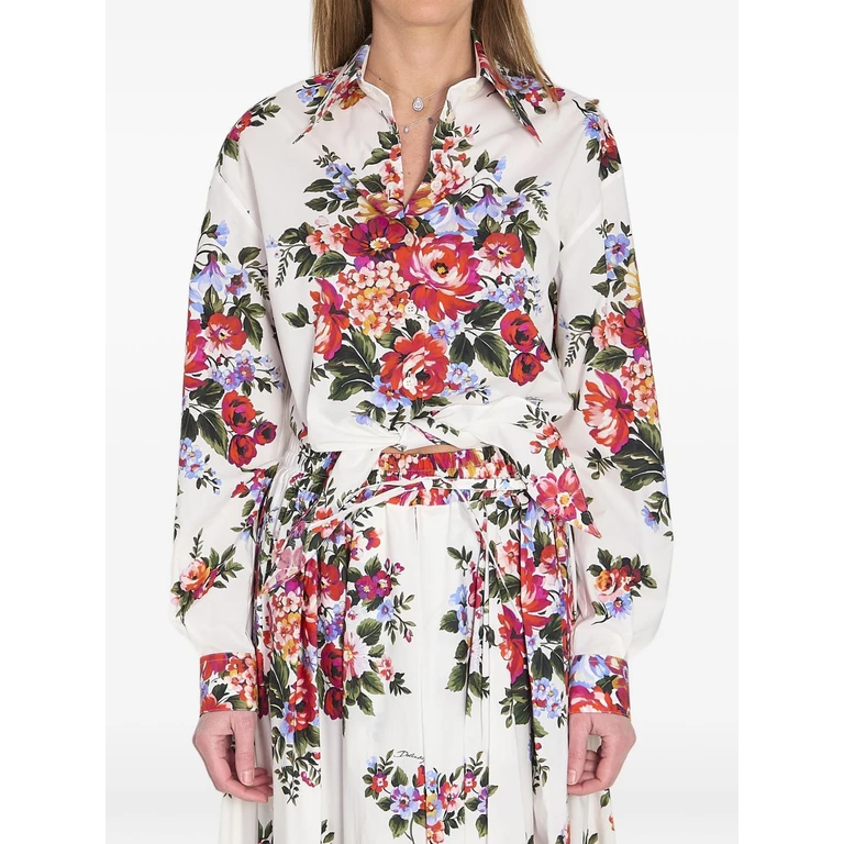 Dolce & Gabbana Shirts Clear Blue Cotton - Women