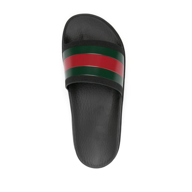 Gucci Sandals Black Rubber-elastodiene - Men
