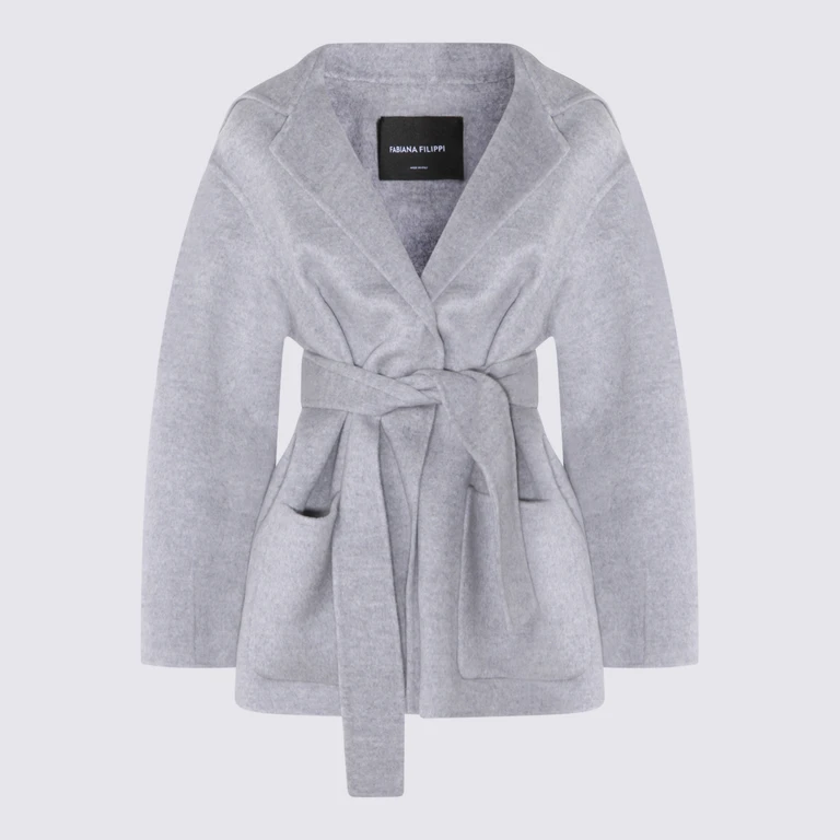 Fabiana Filippi Coats Grey _wv Se Ws Wp Pl - Women